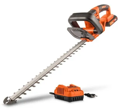 Zdjęcie produktu dla Akku-Heckenschere - POWERPLUS - 20 V - 515 mm Klinge - Schnittstärke bis zu 15 mm - Drehgriff