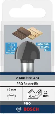 Produktbild von PRO Hohlkehlfräser, R 12, S 12, D 24 mm