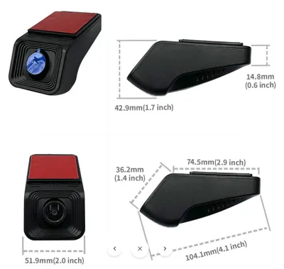 Produktbild von Dash Cam Universal Front 4K+ Heck 1080P+ 128G