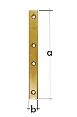 Produktbild von Flachverbinder  293x25x5,0 mm Holzverbinder gelb verzinkt