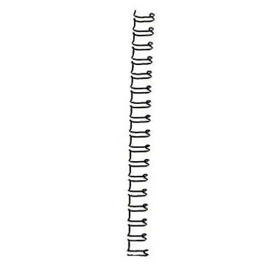 Produktbild von GBC MultiBind Drahtbinderücken, silber, 8mm (100), Silber, 130 Blätter, A4, 187 mm, 88 mm, 100 Stück(e)