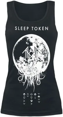 Produktbild von Sleep Token Top Damen Moon schwarz M
