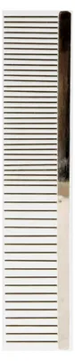 Produktbild von Metallkamm mit mittleren und groben Zinken, 16 cm, silber