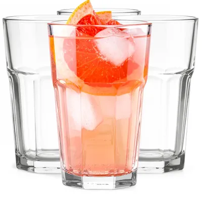 Longdrinkgläser 270 ml, 4er-Set, klassisch, Glas