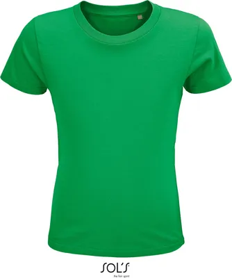 Produktbild von SOL'S Kinder T-Shirt Kids Basic Sommer Kurzarm Rundhals Shirt, Größe:6A, Farbe:Kelly Green