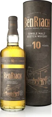 Produktbild von The BenRiach 10 Jahre in Geschenktube Single Malt Scotch Whisky | 43 % vol | 0,7 l
