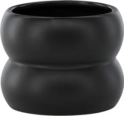 Immagine prodotto di Coprivasi per fiori Dapne nero opaco.