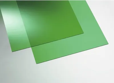 Produktbild von Acrylcolorplatte glatt grün 500 x 500 x 3 mm