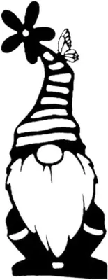 Zdjęcie produktu dla Metalowe krasnale ogrodowe - krasnale ogrodowe GNOME Art - figurki do dekoracji ogrodu - figurki sylwetek - dekoracja wielkanocna - dekoracja wiosenna - podwórko