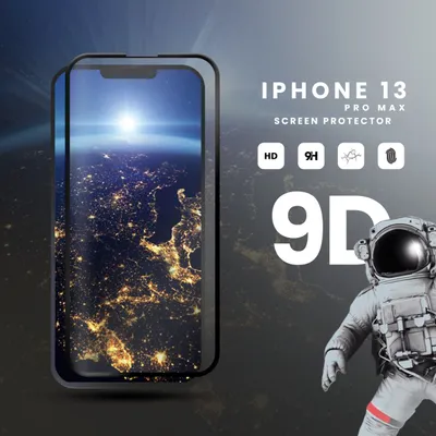 Produktbild von iPhone 13 Pro Max – gehärtetes Glas 9H – 3D-Displayschutz in Superqualität