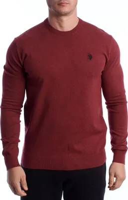 Produktbild von U.S. POLO ASSN. Herren-Strickpullover mit Rundhalsausschnitt US40173035