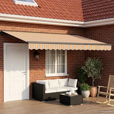 Image de vidaXL Store électrique rétractable 4,5 × 3 m