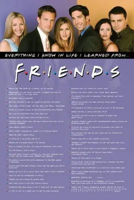 Image de Friends - Everything I Know - 61x91,5cm - Affiche Poster