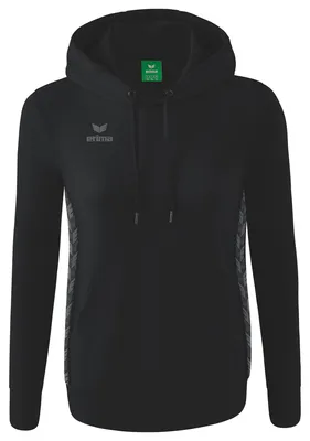Produktbild von Erima Essential Team Hoody Schwarz/Schiefergrau - 36