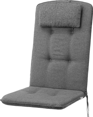 Zdjęcie produktu dla Poduszka na krzesło ogrodowe "Benita" - 120x50 cm - z poduszką pod głowę - odporna na warunki atmosferyczne i wygodna | poduszka na siedzisko, poduszka na krzesło, krzesło z wysokim oparciem, poduszka na krzesło | PillowPrim