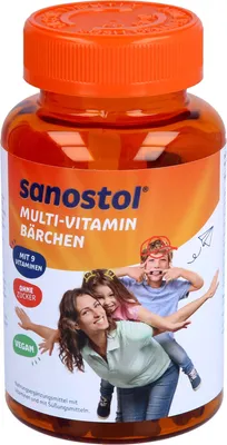 Produktbild von Sanostol Multi-Vitamin Bärchen, 60 St. Gummibären