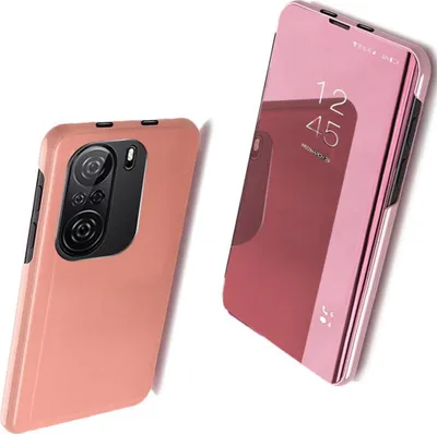 Immagine prodotto di Clear View Case Custodia Con Patta Xiaomi Redmi K40 Pro+ / K40 Pro / K40 / Poco F3 Rosa