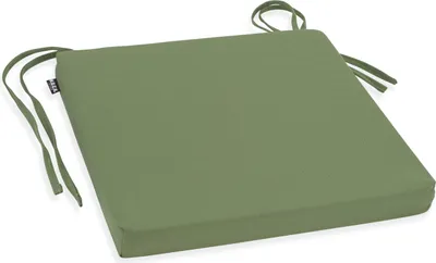 Produktbild von H.O.C.K. Classic Uni Outdoor Stuhlkissen NORM mit Bändern 40x40x4cm lindgrün