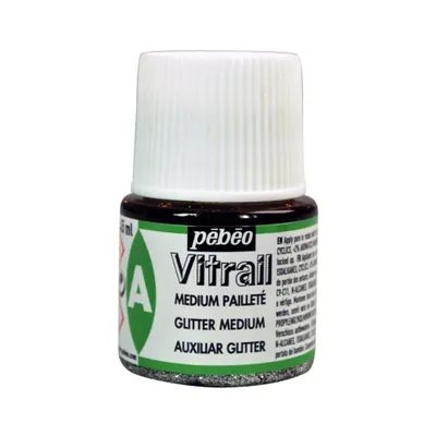 Immagine prodotto di Pebeo Vitrail Glitter Medium, 45 ml