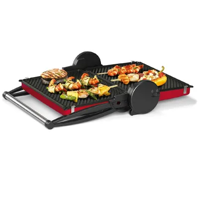 Produktbild von Bosch TCG4104 rot/anthrazit Kontaktgrill, stufenloses Thermostat,Grill,Aluminium