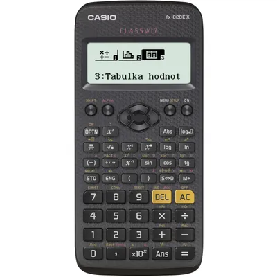Obrázok produktu pre Vedecká kalkulačka casio fx 82cex čierna, 12-miestny displej