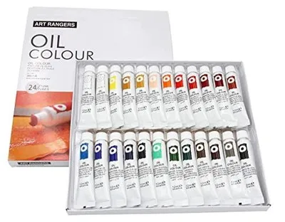 Zdjęcie produktu dla Farby olejne zestaw 24 tubki po 12ML artystyczne do płótna malowania