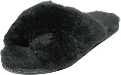 Produktbild von Lammfell - SANDALEN FLORIDA - Schuhgröße: EUR 42 | Farbe: Anthrazit