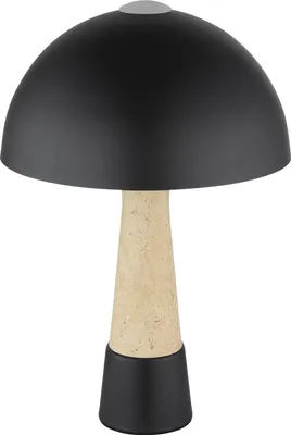 Produktbild von Tischleuchte, schwarz matt, Wippschalter, H 36,5 cm