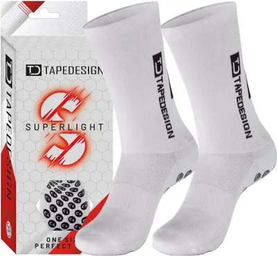 Produktbild von Tape Design Superlight Non-slip Lange Socken Weiß EU 37-48 Weiß EU 37-48