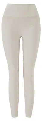 Produktbild von Carlheim Damen Sportleggings, Rippenmuster-Details, Farbe: Beige, Größe: M