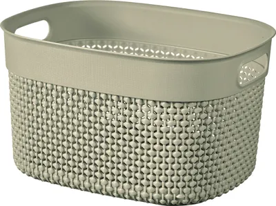 Produktbild von Aufbewahrungsbox Schrankkorb Aufbewahrungskorb Regalkorb Einschubkorb FILO RECYCLED beige 6 l HOMLA