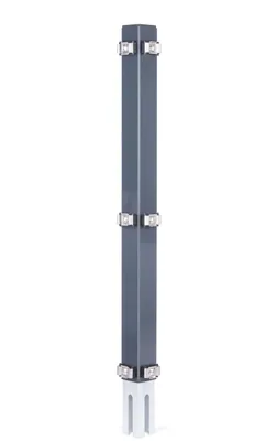 Produktbild von Alberts Zaunerhöhung mit Klemmlasche "Erhard" anthrazit Länge: 800 mm