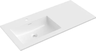 Immagine prodotto di Mexen Otis lavabo da incasso sinistro 101 x 46,5 cm, bianco lucido - 25181000L