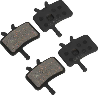 Imagen del producto de Pastillas de freno hidráulicas para bicicleta, pastillas de freno de disco para bicicleta, reemplazo de pastillas de freno de disco para bicicleta, 2 pares de pastillas de freno hidráulicas para bicicleta, pastillas de freno de disco negras para bicicleta, pastillas de freno de disco semimetálicas para bicicleta