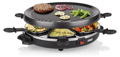 Image de Princess Gourmetstel 162725 - Gril à raclette Party - 6 personnes