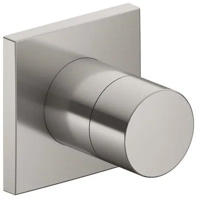 Produktbild von Keuco 3-Wege Ab-/Umstellventil IXMO DN 15, UP, eckige Rosette mit Griff IXMO Pure Edelstahl-finish 59549070002