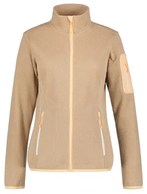 Produktbild von Icepeak Bowersville Strickfleecejacke für Damen ohne Kapuze, Farbe:Apricot, Größe:XXL