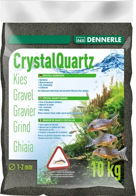 Produktbild von Dennerle Kristall-Quarzkies diamantschwarz, 10 kg