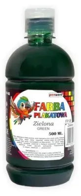 Image de Peinture pour affiches, 500 ml, vert - Penword