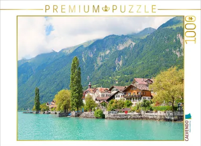 Produktbild von CALVENDO Puzzle Brienz am Brienzersee | 1000 Teile Lege-Größe 64x48cm Foto-Puzzle für glückliche Stunden