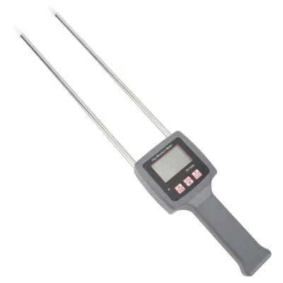 Immagine prodotto di Misuratore portatile di umidità del fieno, tester portatile di umidità del fieno, tester di umidità del fieno, rilevatore di umidità delle balle di fieno, misuratore digitale di umidità del grano, misuratore di umidità del fieno