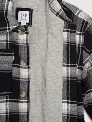 Produktbild von GAP Flanellhemdjacke für Kinder XXL