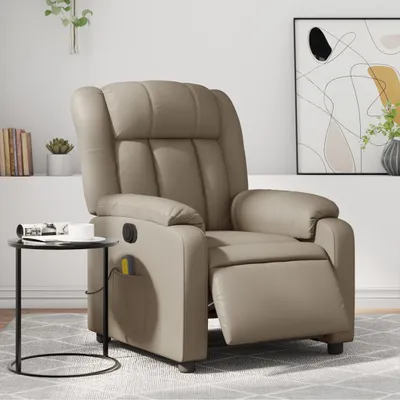Obrázek produktu pro Elektrické relaxační křeslo s masážní funkcí a nastavitelnou opěrkou zad