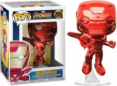 Produktbild von FUNKO POP! Marvel Avengers: Infinity War Iron Man (Red Chrome), Sammelfigur, Comics