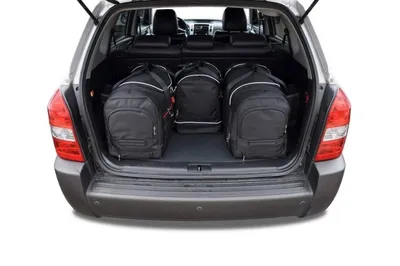 Produktbild von Hyundai Tucson 2004-2010 Kofferraumtaschen Set 4 Stk
