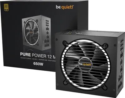 Produktbild von Pure Power 12 M Netzteil 650 W 20+4 pin ATX ATX Schwarz