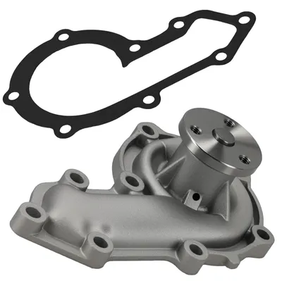 Zdjęcie produktu dla Pompa wodna do silnika, wykonana z aluminium, o wymiarach: długość 22,2 cm, szerokość 14 cm, wysokość 10,9 cm, waga 850 g