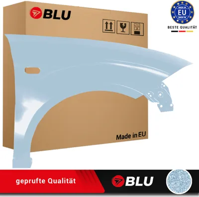 Zdjęcie produktu dla BLU Błotnik pasujący do Seat Altea 5P1/5P5 LS5V Prawy Niebieski BlauLluvia | 2004-2015 | Przedni Przód | Lakierowany | Gotowy do montażu | Stal