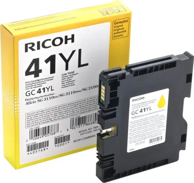 Image de Ricoh Patrone GC41YL    yellow      600 Seiten        405768