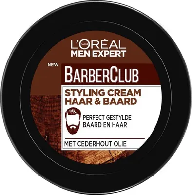 Zdjęcie produktu dla L'Oréal Paris Men Expert L'Oréal Paris Men Expert BarberClub Krem do stylizacji brody i włosów - 75ml